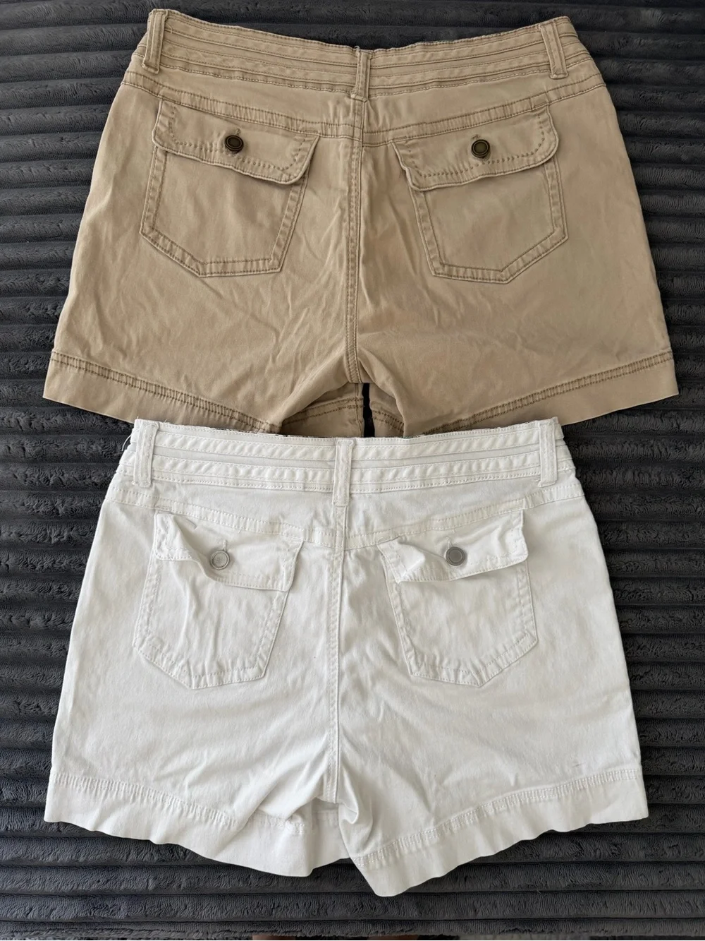 one 5 one White and Tan Bermuda Shorts Duo - Picture 2 of 5